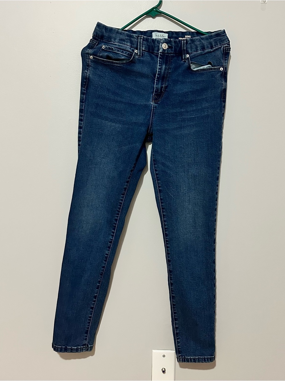 Dark Blue Skinny Jeans - Nicole Miller NY
